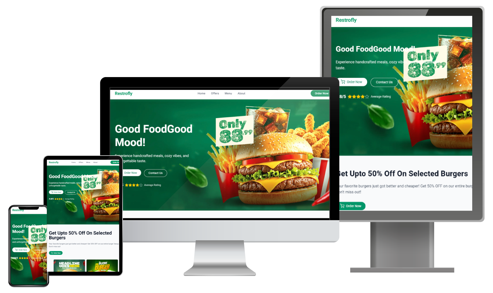 Restrofly - CMS Landing Page